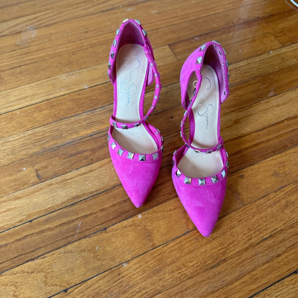 Pink Stud Heels